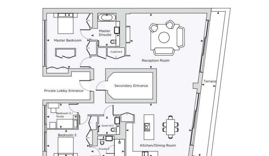 Plans Chimes Penthouse