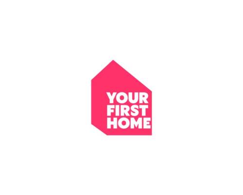 Official Your First Home scheme logo on clean white background
