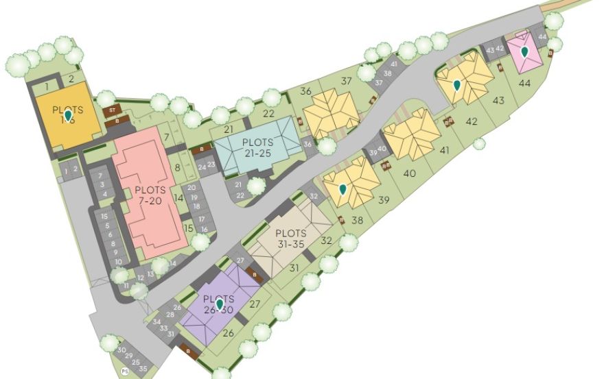 Site plan – Newbury Mews