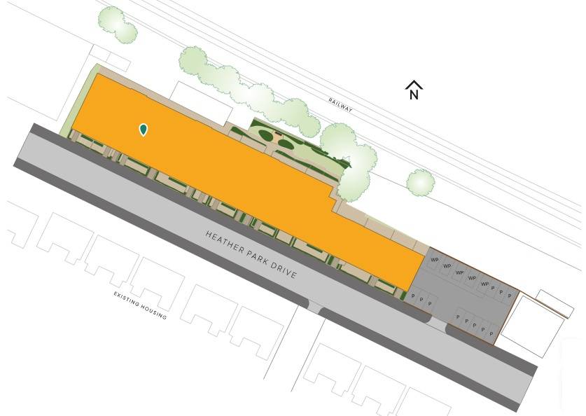 Site plan Trinity House#