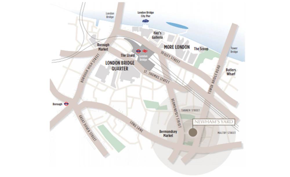 Site plan Newham's yard#
