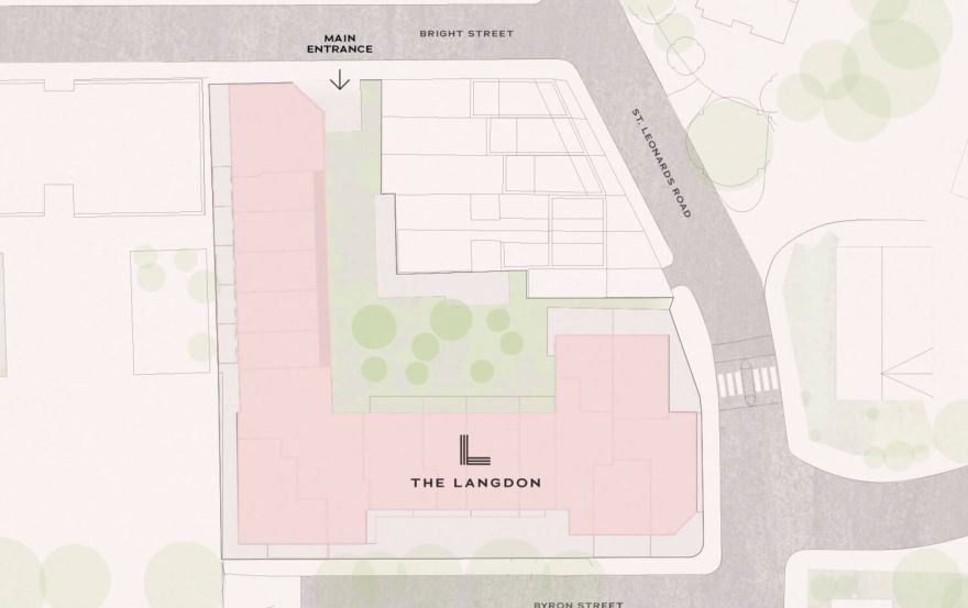 Site plan – The Langdon