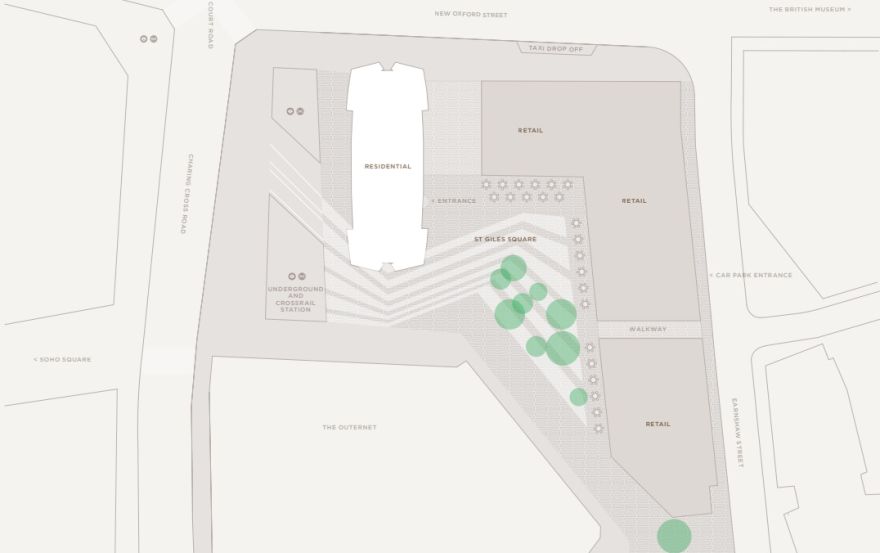 Site plan – Centre Point Residences