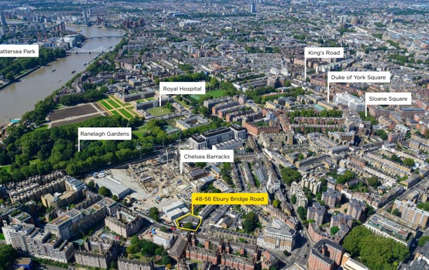 Site plan – 48-56 Ebury Bridge Road