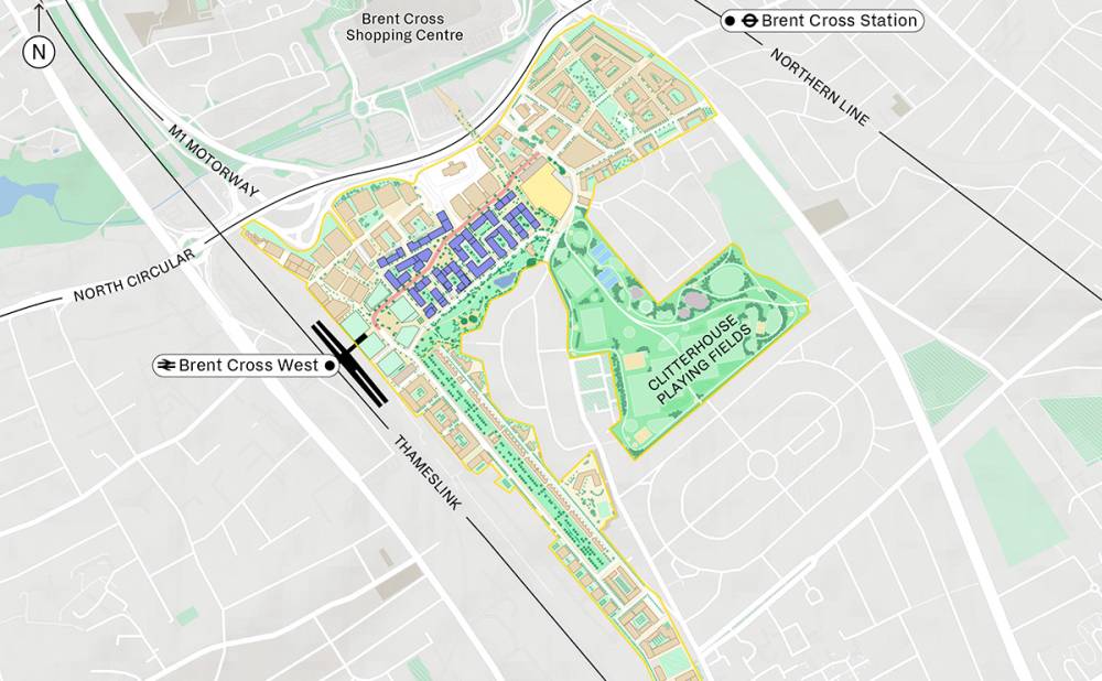 Site plan Brent Cross Town#