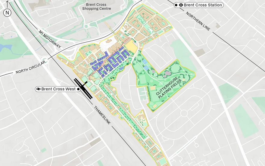 Site plan – Brent Cross Town