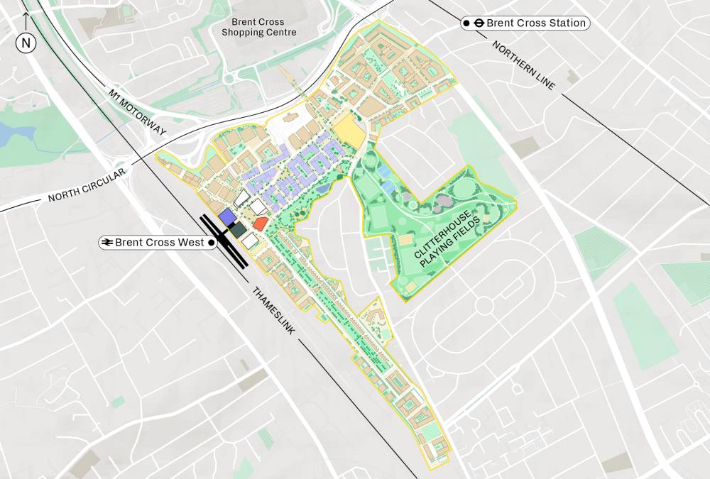 Site plan The Delamarre#