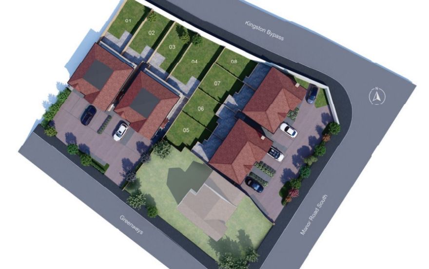 Site plan – Greenways & Manor Road South
