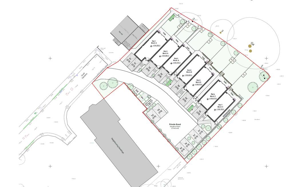 Site plan Quail Gardens#