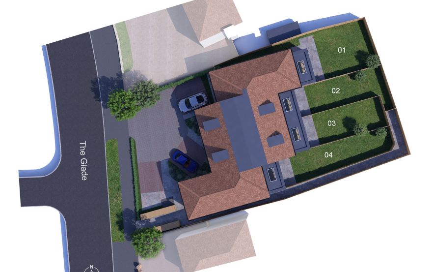 Site plan – The Glade