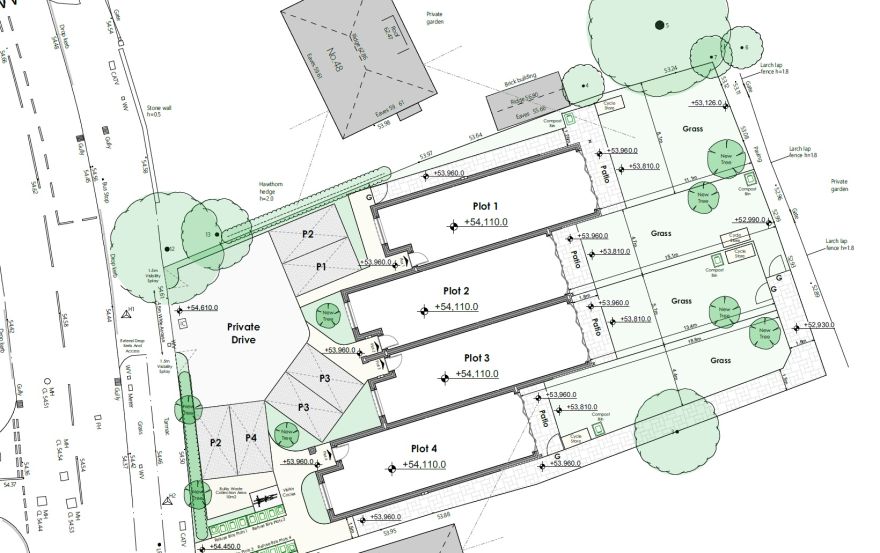 Site plan – The Glade