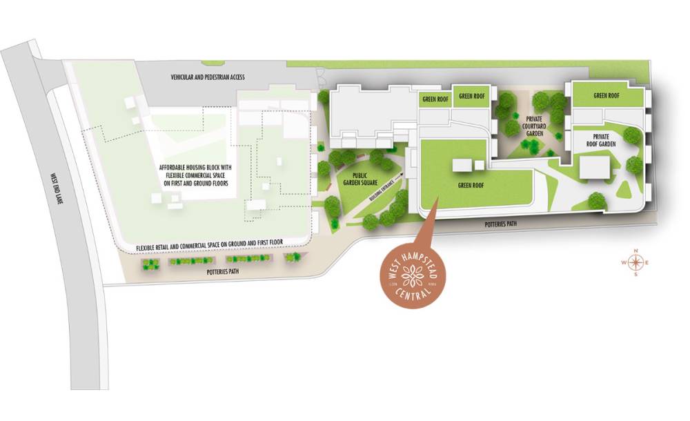 Site plan West Hampstead Central#