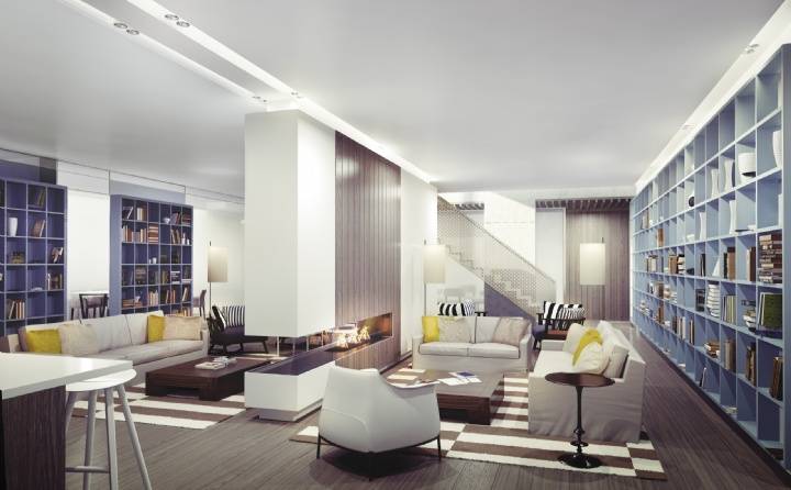 Interior design – Pearson Square, Fitzroy Place#