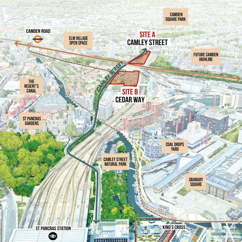 Site plan Camley Street#