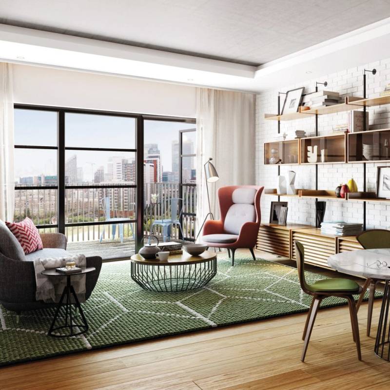 Interior design – London City Island#