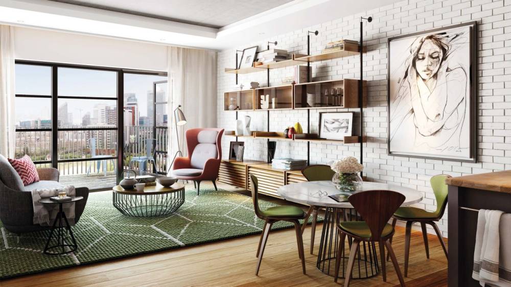 Interior design – London City Island#
