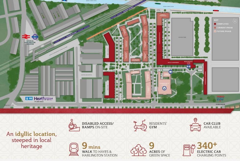 Site plan Hayes Village#