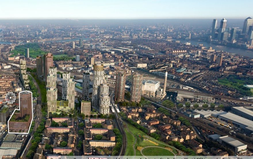 Site plan – Bermondsey Heights