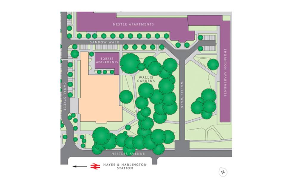 Site plan Hayes Village#