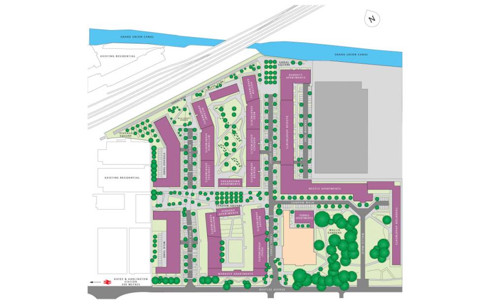 Site plan Hayes Village#
