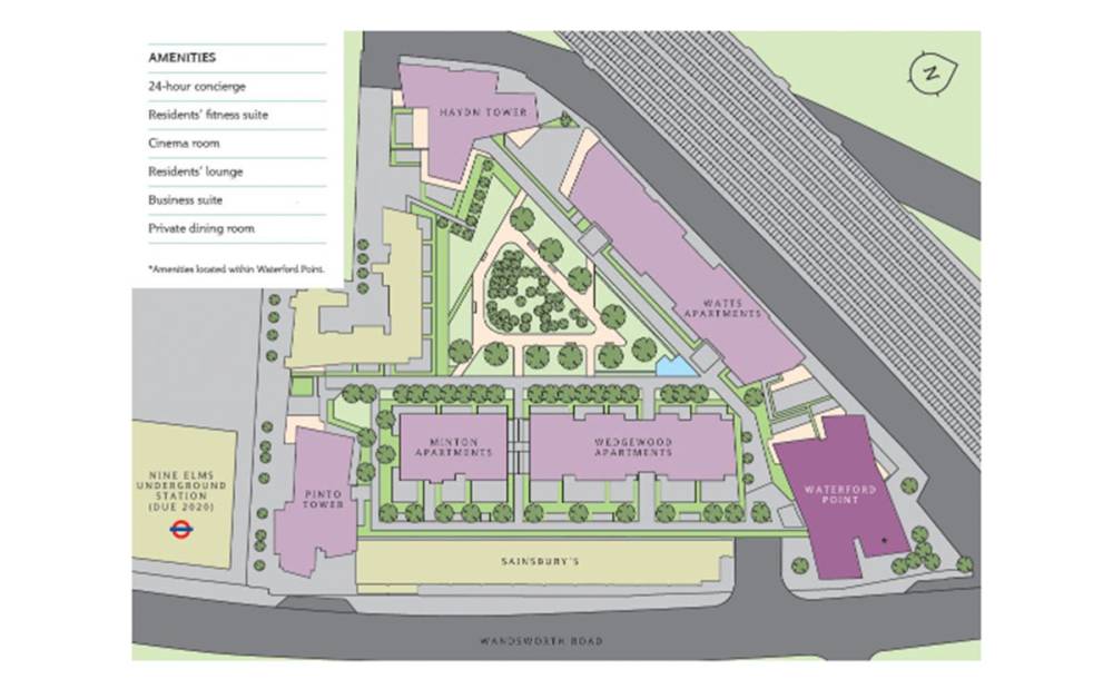 Site plan Nine Elms Point#