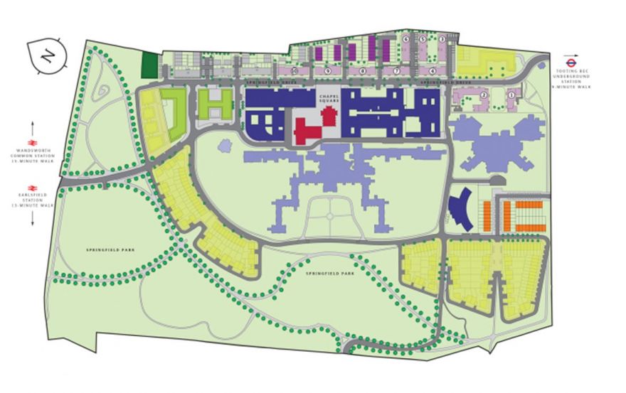 Site plan – Springfield Place