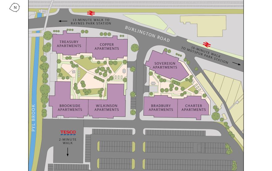 Site plan – Sterling Place