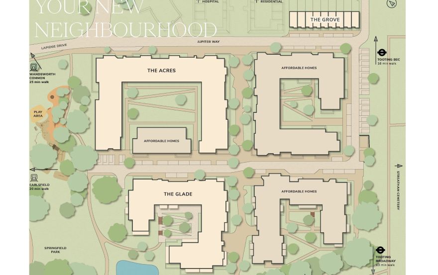 Site plan – The Lanes