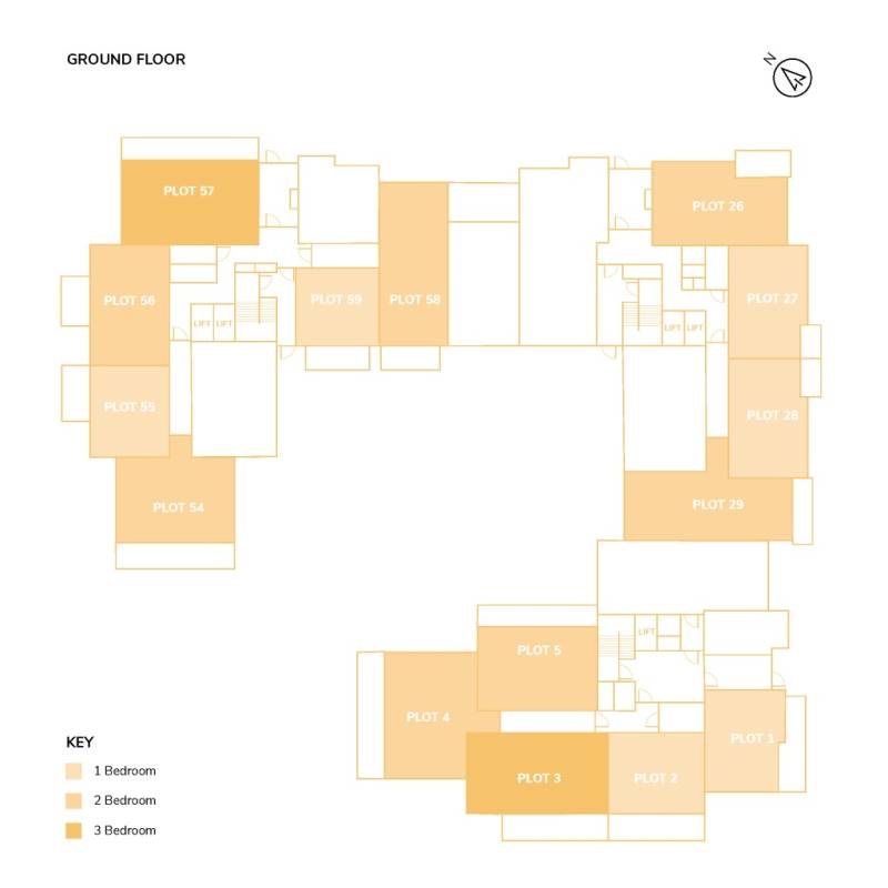 Site plan The Lanes#