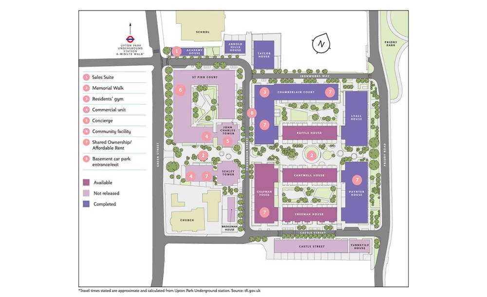 Site plan Upton Gardens#