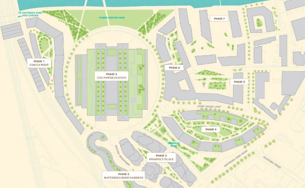 Site plan Battersea Power Station#