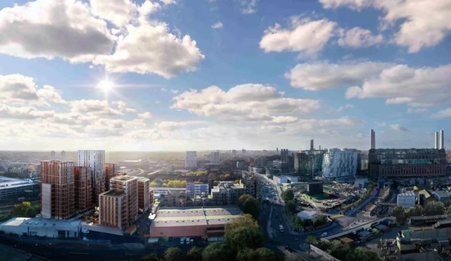 New Mansion Square Apartments in Battersea, SW8 London