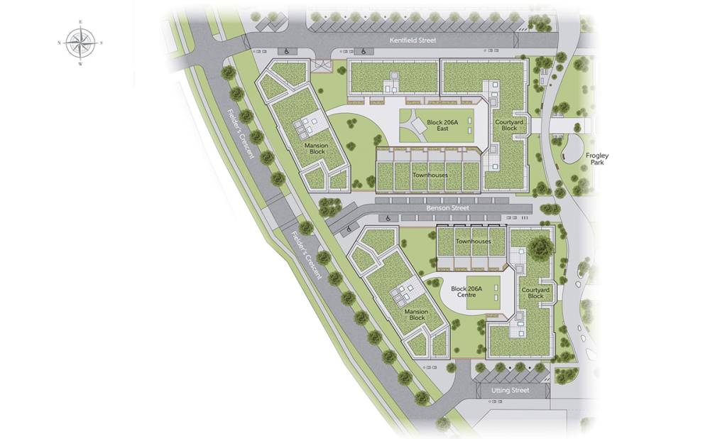 Site plan Fielders Quarter#