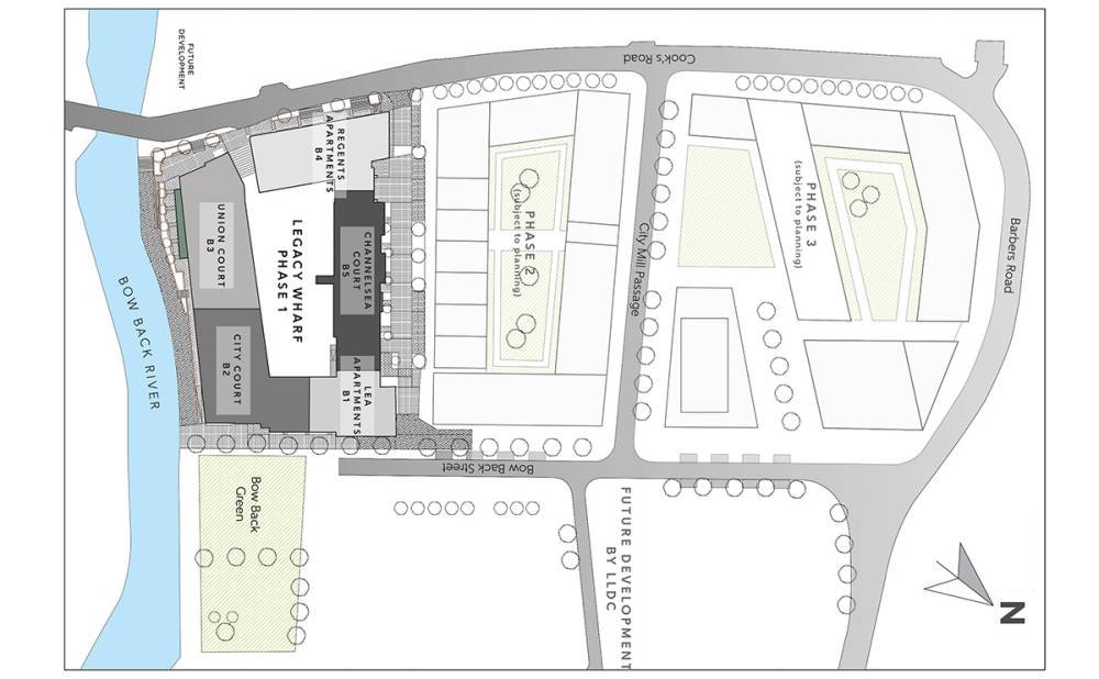 Site plan Legacy Wharf#