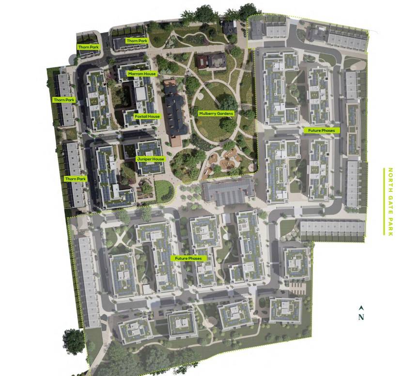 Site plan North Gate Park#