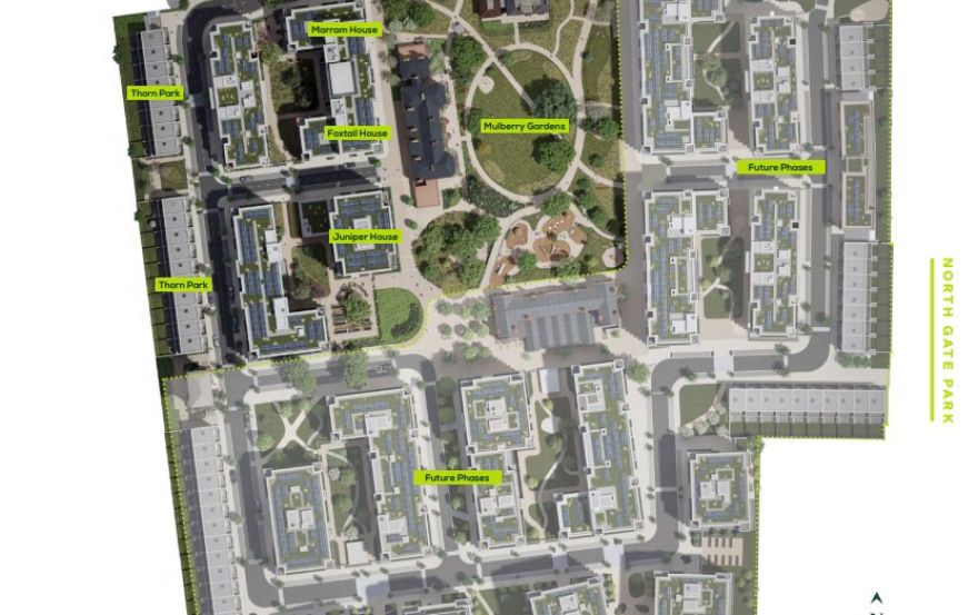 Site plan – North Gate Park