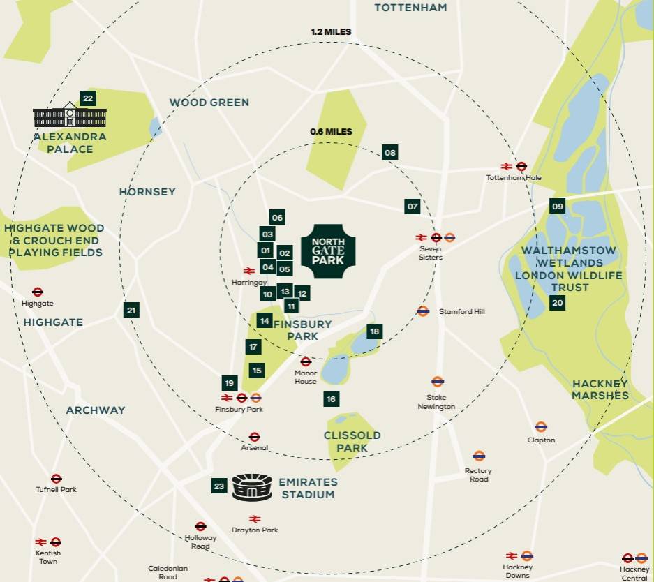 Site plan North Gate Park#