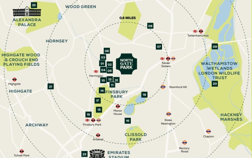 Site plan – North Gate Park