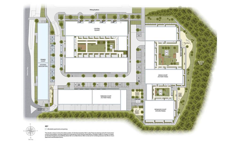 Site plan Beckton Parkside#