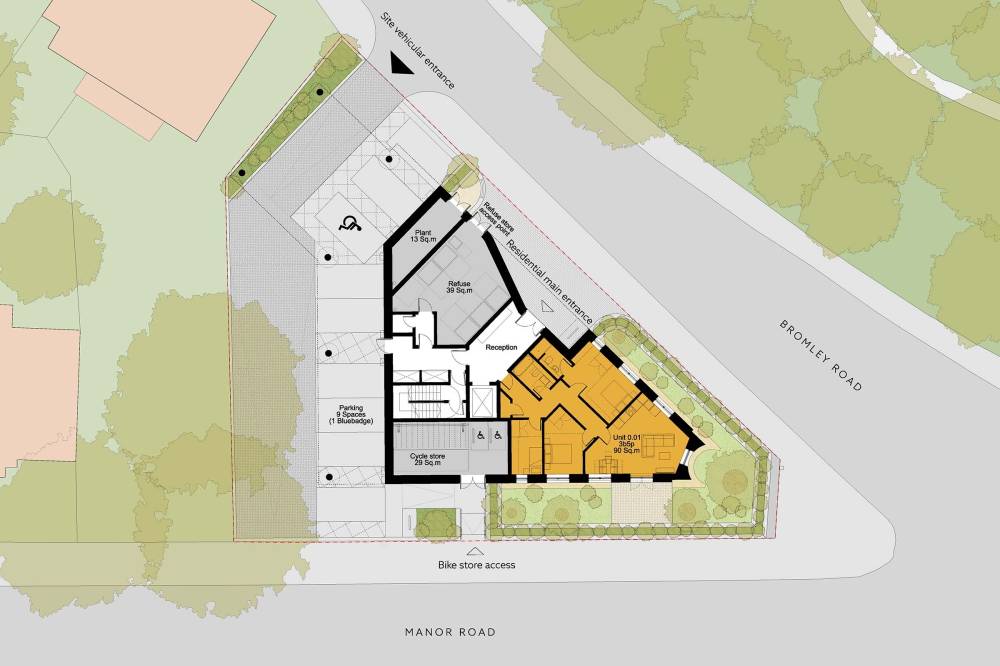 Site plan Bromley Road#