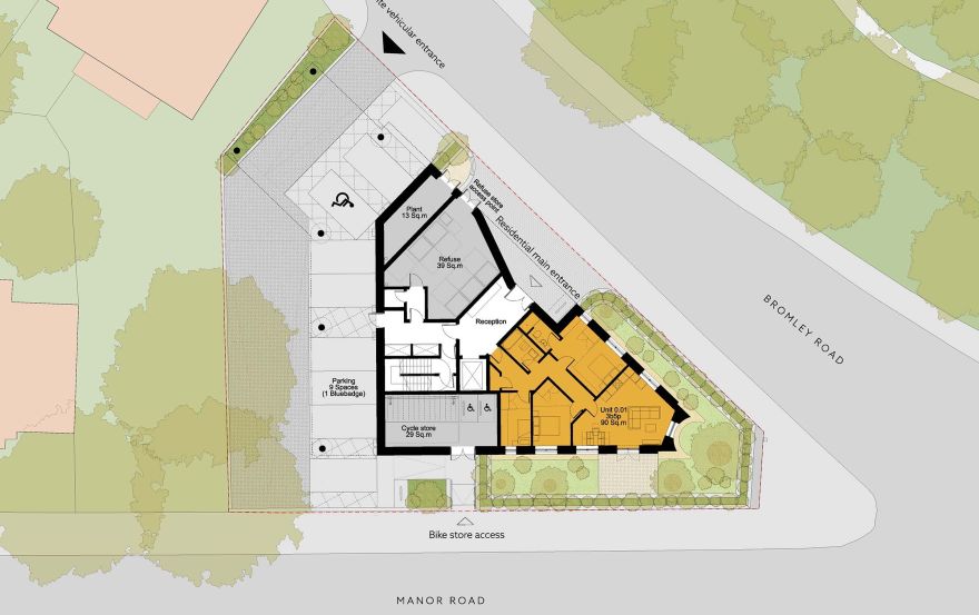 Site plan – Bromley Road
