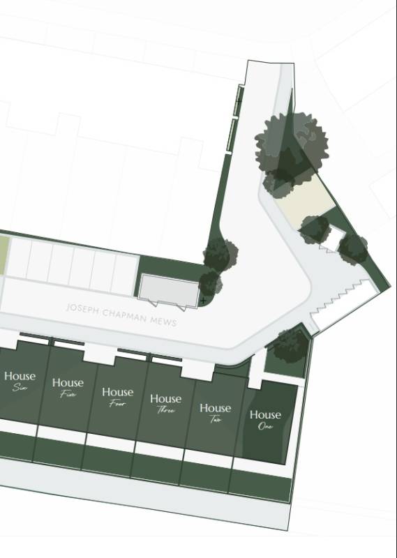 Site plan The Chapman Collection#