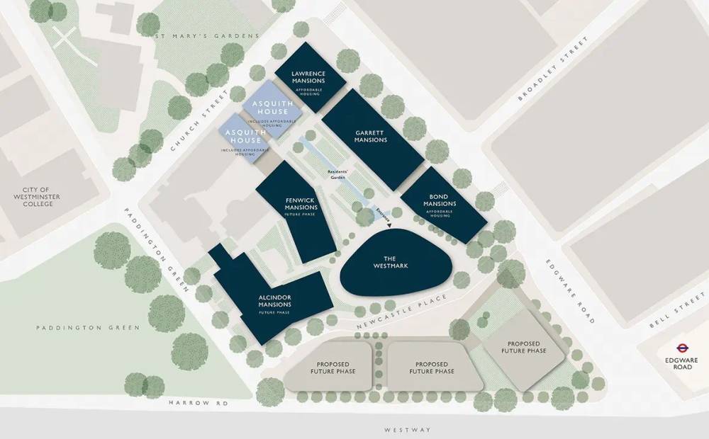 Site plan Asquith House#