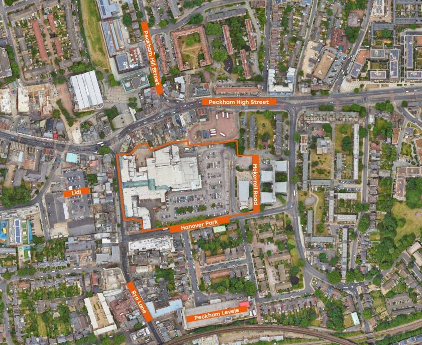 Site plan Aylesham Centre#