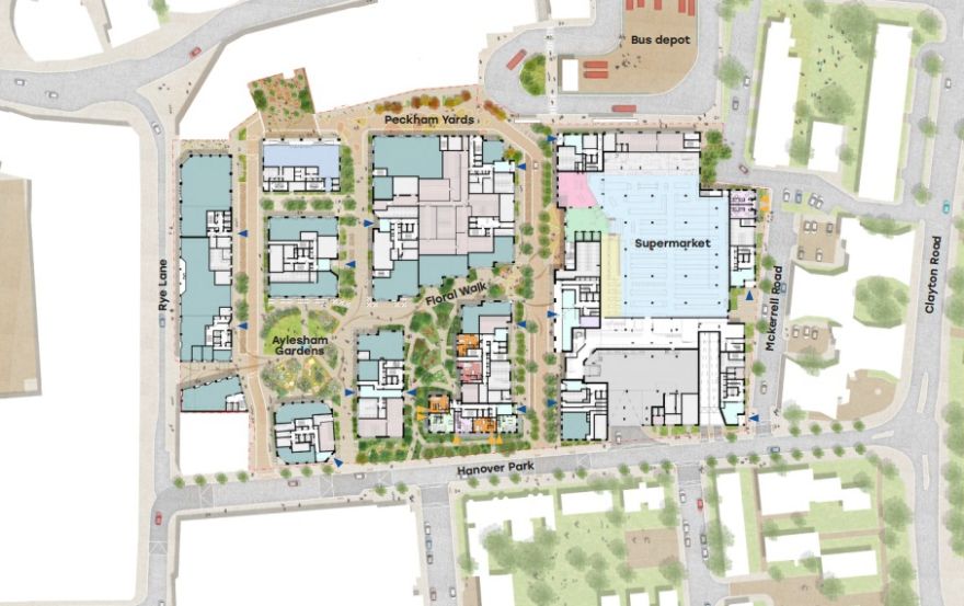 Site plan – Aylesham Centre