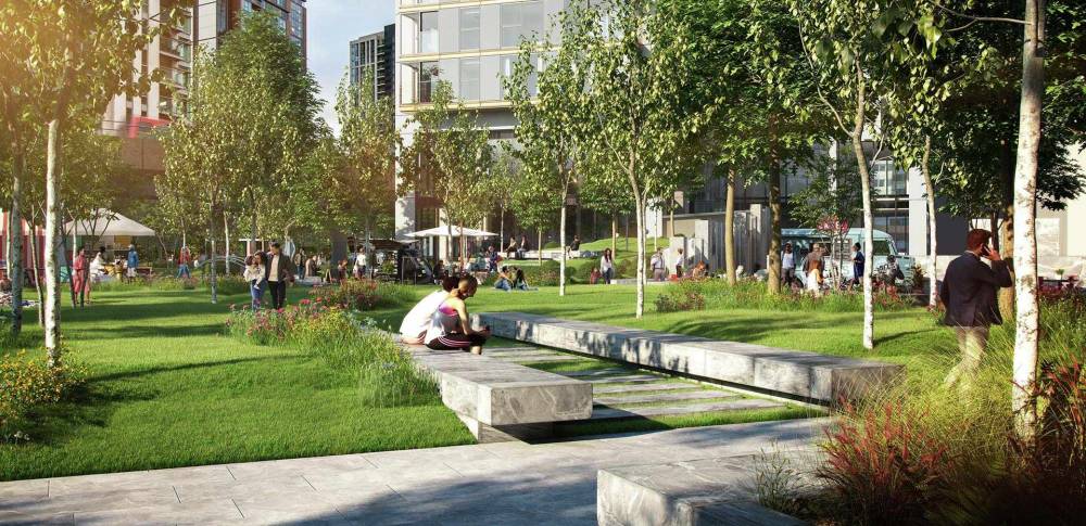 Gallery South Quay Plaza (Harcourt Gardens)#