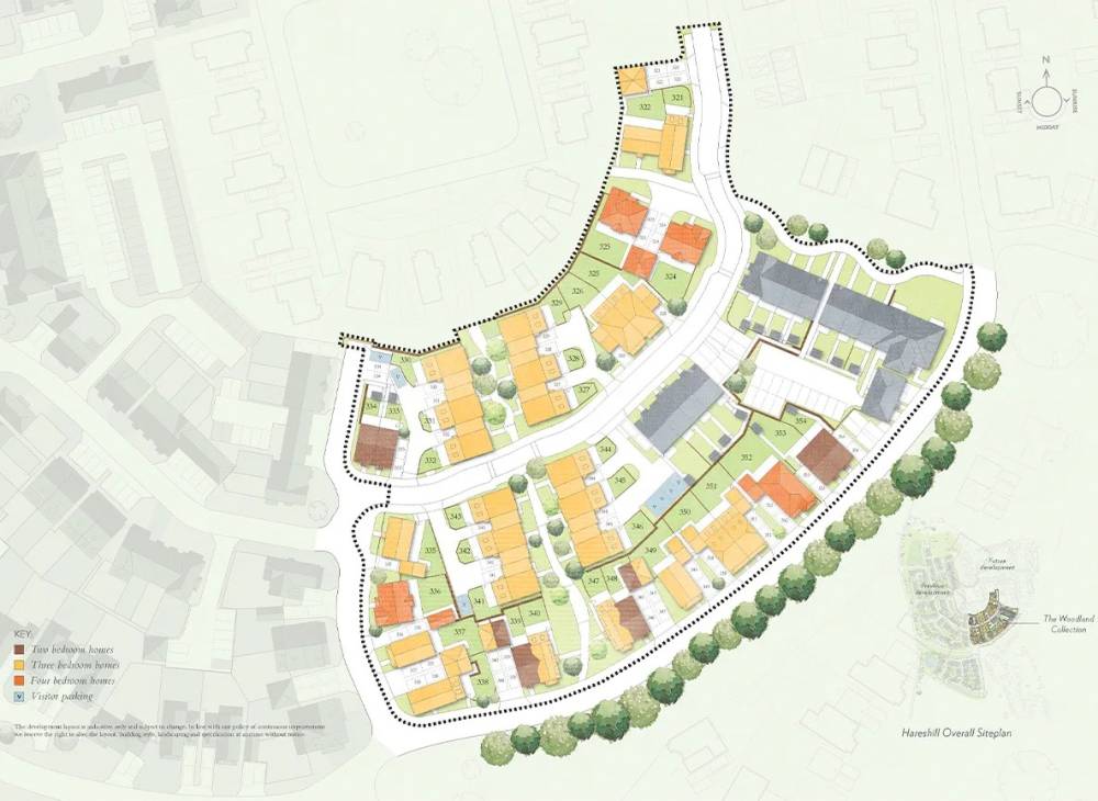 Site plan Hareshill#