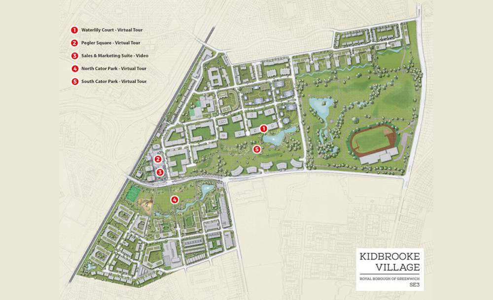 Site plan Kidbrooke Village#