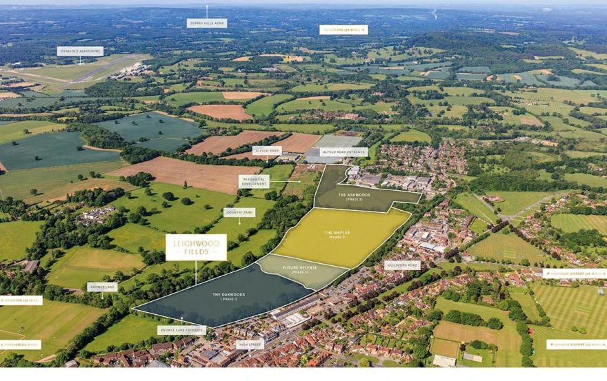 Site plan – Leighwood Fields