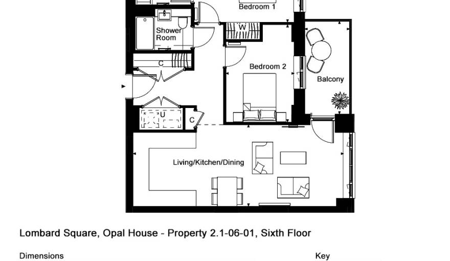 Plans Lombard Square